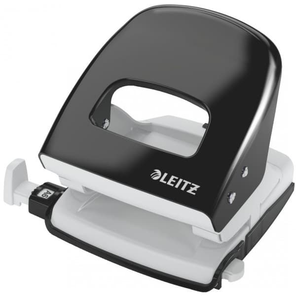 Leitz NeXXt hålslag - 30 ark - 2 hål - metall - svart