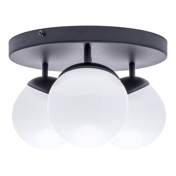 Loftlampe SFERA SORT 3xE14