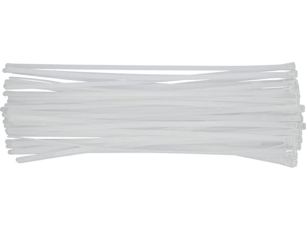 GENANVENDELIGE KABELBINDERE 7,6X450MM 50STK HVID
