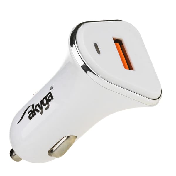 USB Biloplader AK-CH-07 USB-A 5-12V / maks. 3A 18W Quick Charge 3.0