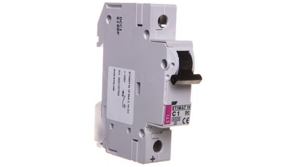 Adapterafbryder 1P C 1A 6kA DC ETIMAT10 002137704