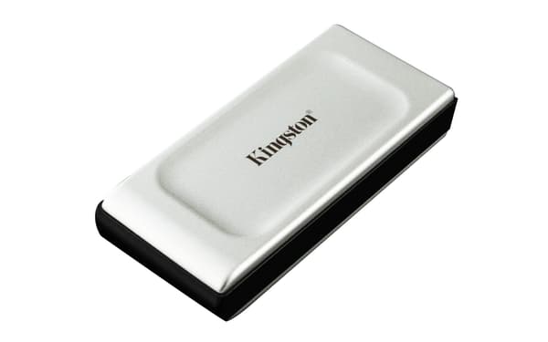 Kingston SSD 2 TB - USB Typ-C 3.2 Gen 2 (3.1 Gen 2) - Svart/Silver
