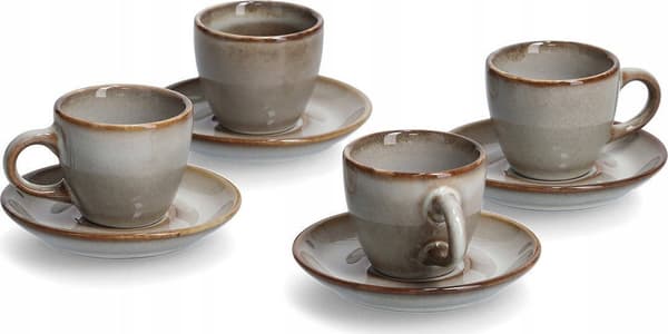 Zeller Espressokopper, 4 stk., ZELLER