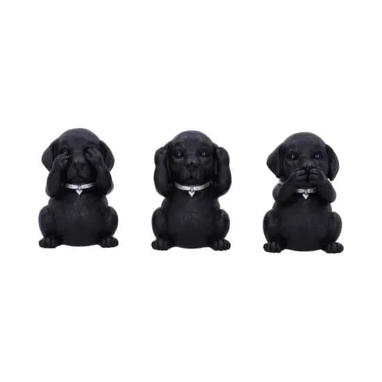 NEMESIS NOW Tre Vise Labradorer Figur
