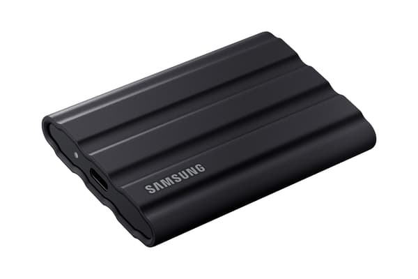 Samsung SSD-hårddisk T7 Shield MU-PE1T0S - 1 TB - USB 3.2 Gen 2 - Svart