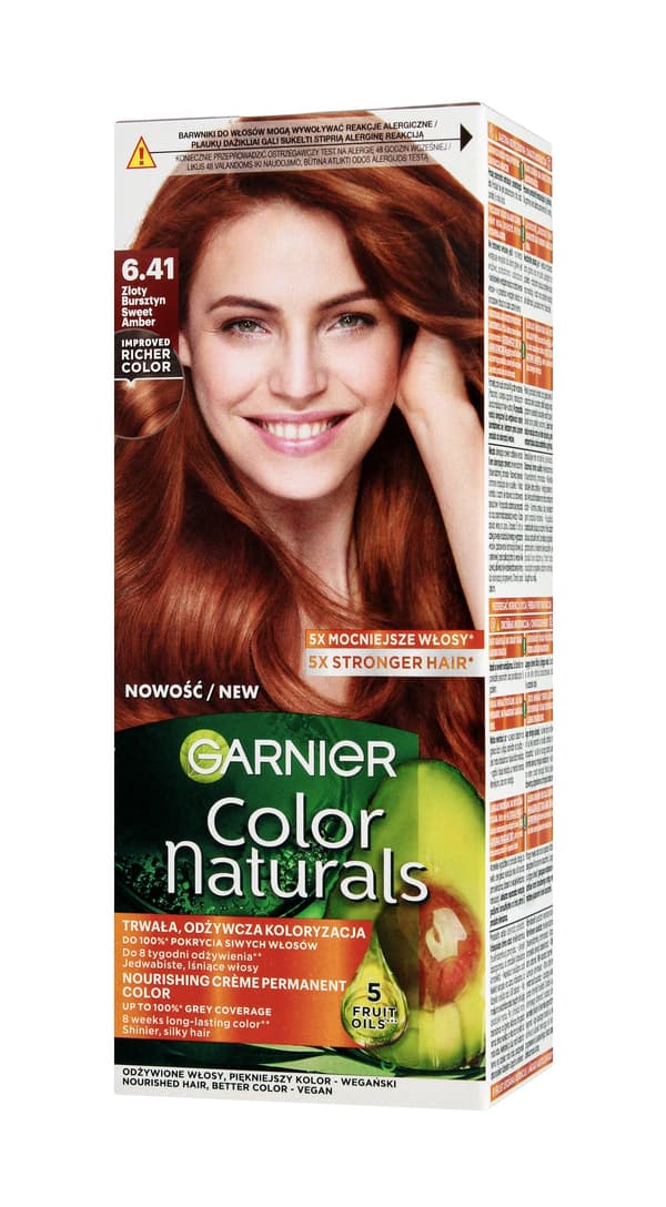 Garnier Color Naturals Farvecreme Nr. 6.41 Gylden Rav