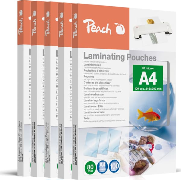 Peach 510033 lamineringsficka 500 st