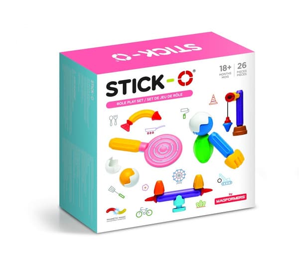 Magformers magnetiska byggklossar Stick-O Creative Set 26 delar (005-902005)