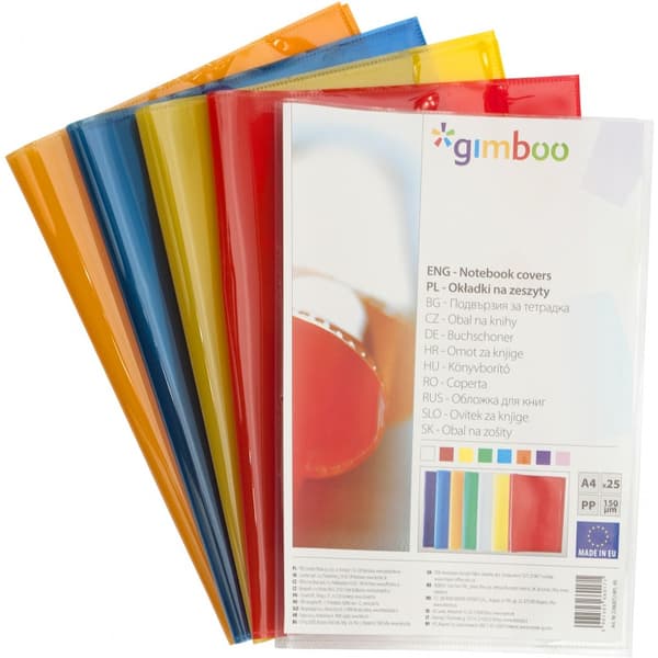 ANTECKNINGSBOKSOMSLAG GIMBOO A4 LILA
