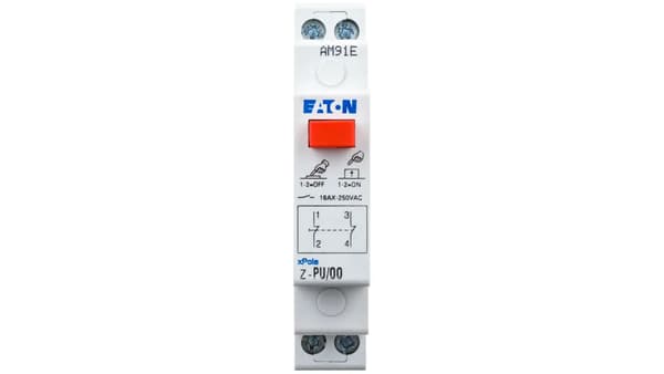 Modulknap 16A 2R Z-PU/OO 276294