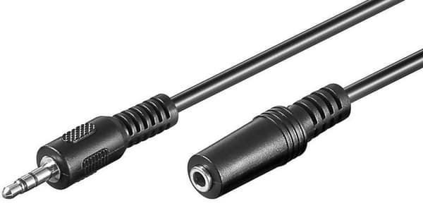 MicroConnect Audio Extension. Kabel, 3m 3.5mm Minijack Forlængerkabel