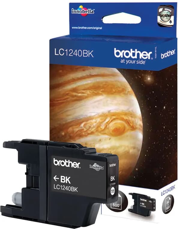 Brother LC1240BK - sort - original - blækpatron