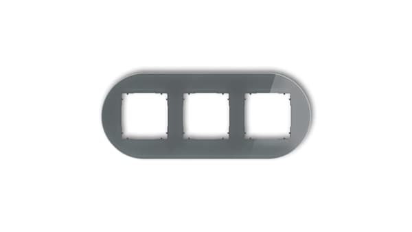 ICON Universalram trippel straggle - glaseffekt (ram: grafit botten: grafit matt) 28-28-IRSO-3
