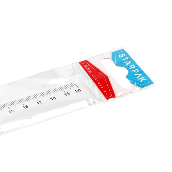 Plastik lineal 20cm STK