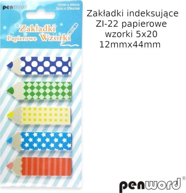Polsirhurt Index Bokmärken ZI-22 Pappersmönster