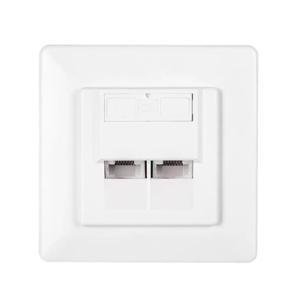 Netrack komplet indmuringsstik 2xRJ45 8p8c UTP Cat6 (106-24)