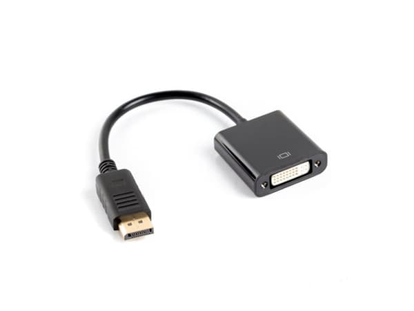 AV-adapter Lanberg DisplayPort - DVI-D sort (AD-0007-BK)