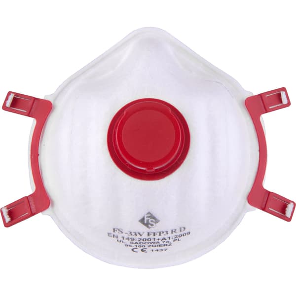 Filtrerende halvmaske fs-33v ffp3 r d (ventil), ce