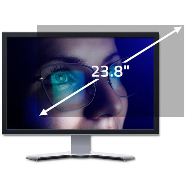 Qoltec Blåljusfilter 23.8\" | 16:9 | Ögonskydd | Antireflex | Matt | Skärm