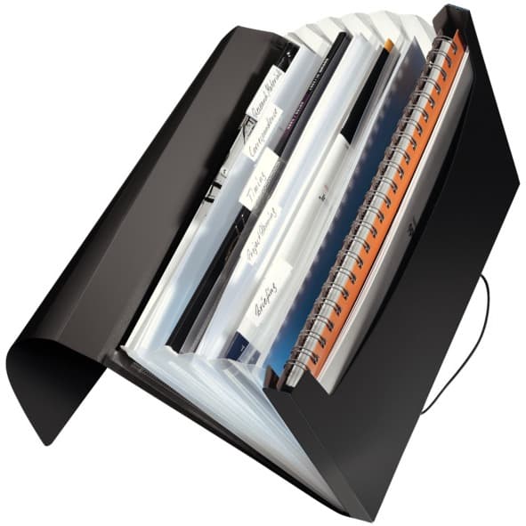 Leitz KANSIO LEITZ SOLID 6 LOKEROA, MUSTA