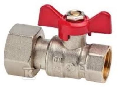 PALLOVENTTIILI MUTTERILLA 1/2\"X3/4\", PN25, PERHONEN