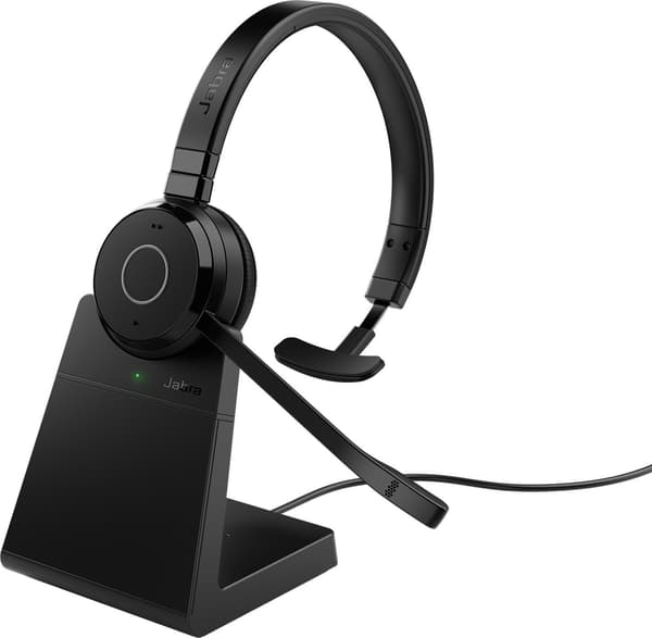 Jabra Evolve 65 TE USB-A MS Mono Stand trådlösa hörlurar - 6693-833-399
