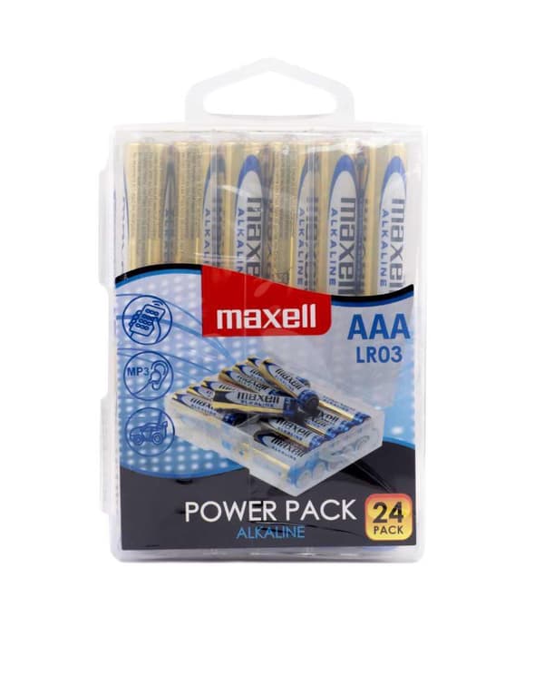 Maxell LR03 batteri - 24 x AAA - Alkal