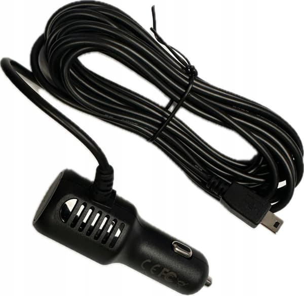Mini USB Bilstrømadapter Lige Ende 2-Amp
