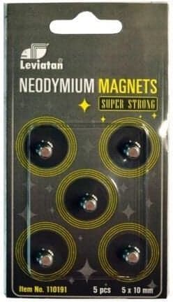 Neodyymimagneetit 5 kpl LEVIATAN