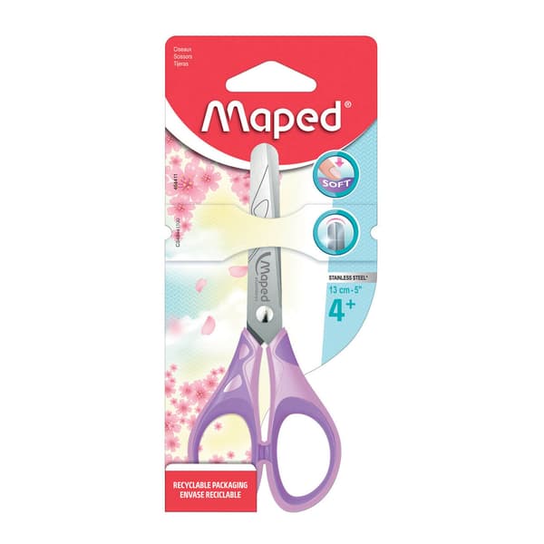 Essentials pastellinpehmeät koulusakset 13cm MAPED