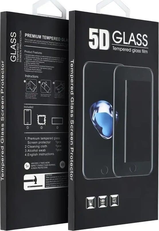 5D Full Glue Härdat Glas - för Xiaomi Redmi Note 11 / 11s svart