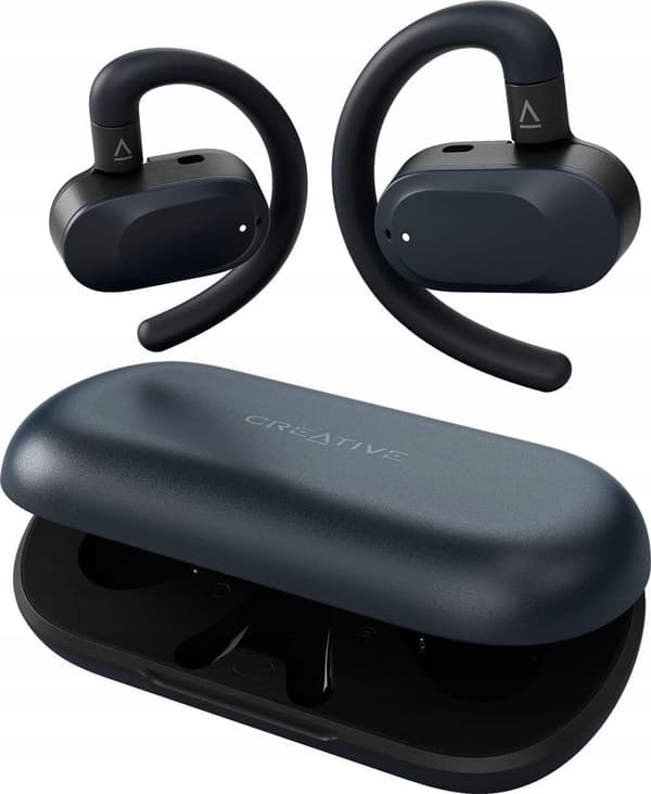 Hovedtelefoner Creative Creative Headset Outlier Go TWS Open-Ear, Bluetooth 5.4, blå