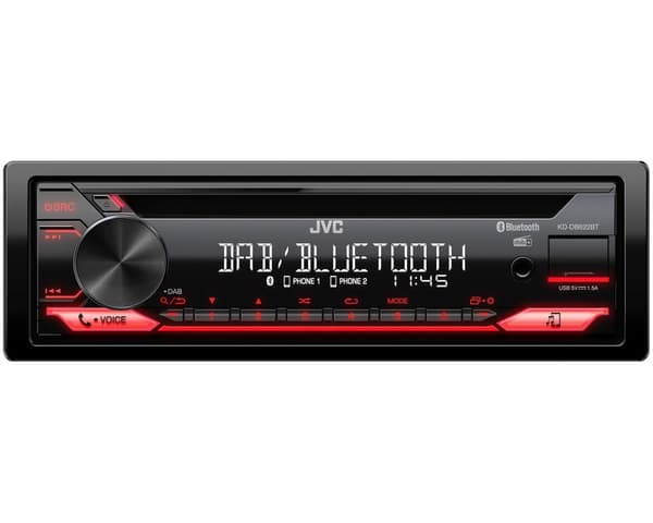 Radio-CD autoihin JVC KD-DB622BT Musta