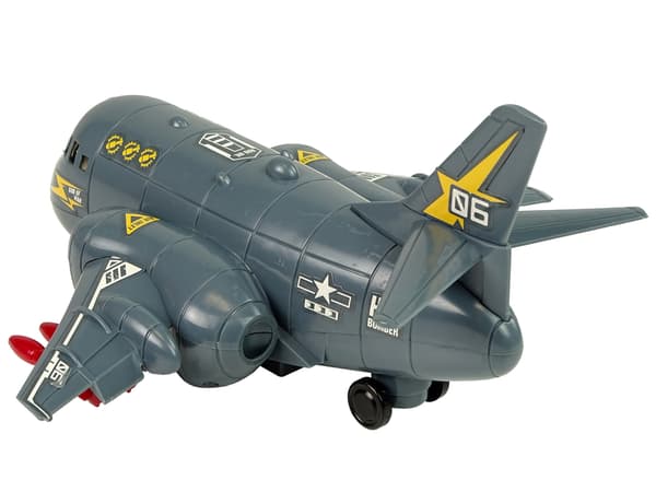 LeanToys Transportfly Bomber Lys Bagved