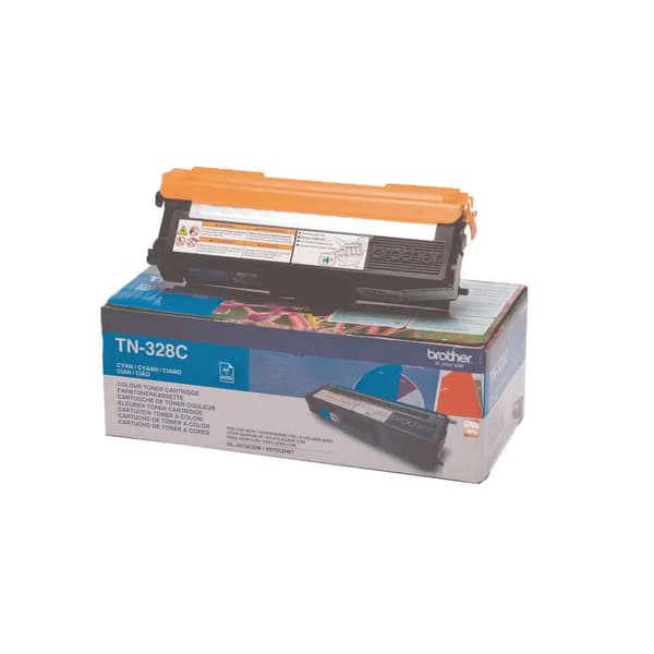 Väriaine BROTHER TN328C Syaani