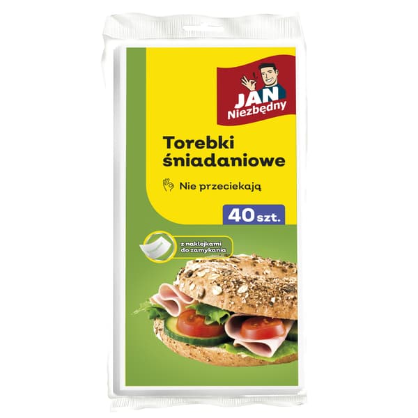 Sarantis Jan Nödvändiga Pappersfrukostpåsar 40 st