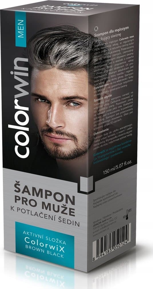 Colorwin_Harmaata vähentävä shampoo miehille 150ml