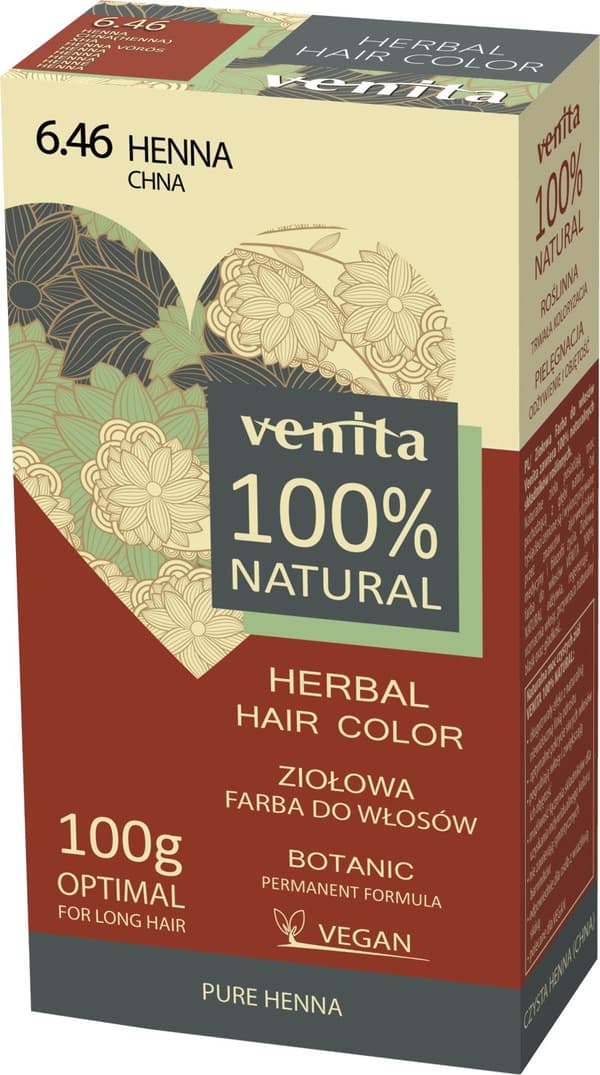 Venita Herbal Hårfarve 6.46 Chna