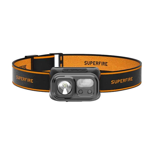 Pandelampe Superfire HL23, 220lm, USB-C