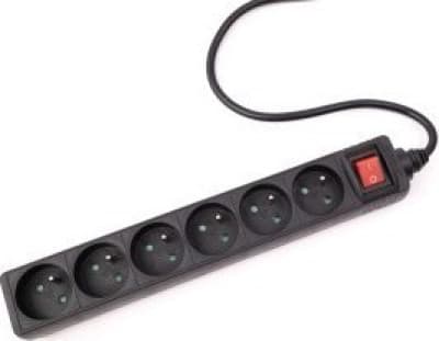 Strømskinne Hama Standard 6 stik 1,5 m sort (P22237460000)