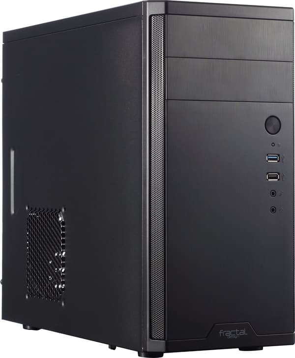 Fractal Design Design Core 1100, Svart CORE 1100, Mini-Tower, PC, Svart, Micro ATX,Mini-ITX, HDD,Ström, 14,8 cm