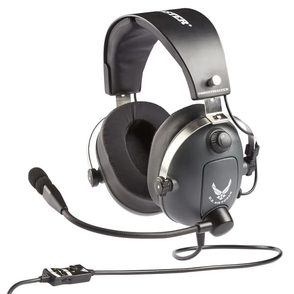 Hovedtelefoner med mikrofon Thrustmaster 4060196 Sort Grå