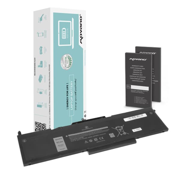 Movano-batteri til Dell Latitude 15 (5580), Precision 3520, 3530 (8070mAh)