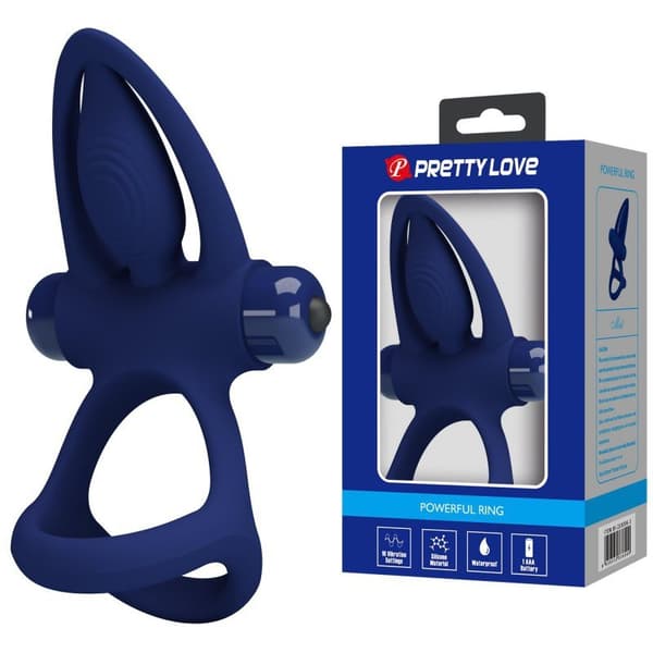 PRETTY LOVE - Kraftfull ring, 10 vibrationsfunktioner