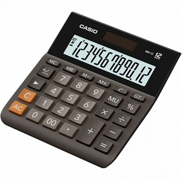 Miniräknare Casio 222688 LCD Vit Svart Plast
