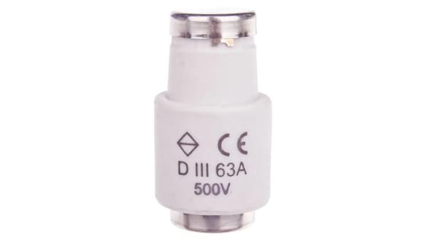 Sikringsindsats BiWTS 63A DIII gF 500V LE33F63