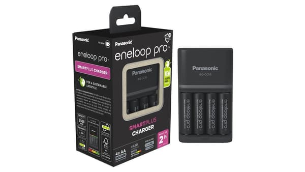 Panasonic Eneloop Smart Plus Ch. BQ-CC55 inkl. 4xAA K-KJ55HCD40E