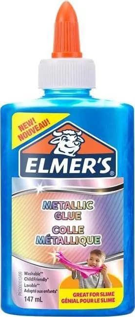 Elmers Elmers metallisk klæbemiddel PVA vaskbar blå 147ml, 2109503