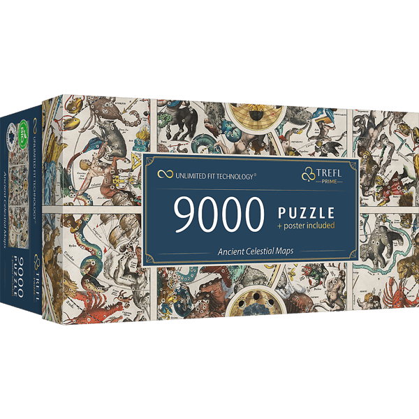 Puslespil 9000 Gamle Himmelkort TREFL