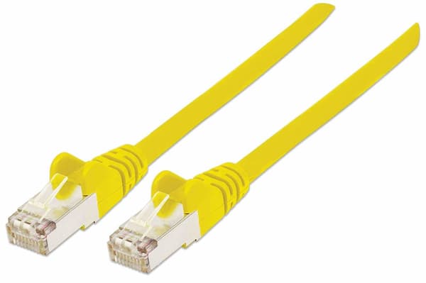 Intellinet Network Solutions Patchkabel S/FTP, CAT7, 1m, Gul (740708)